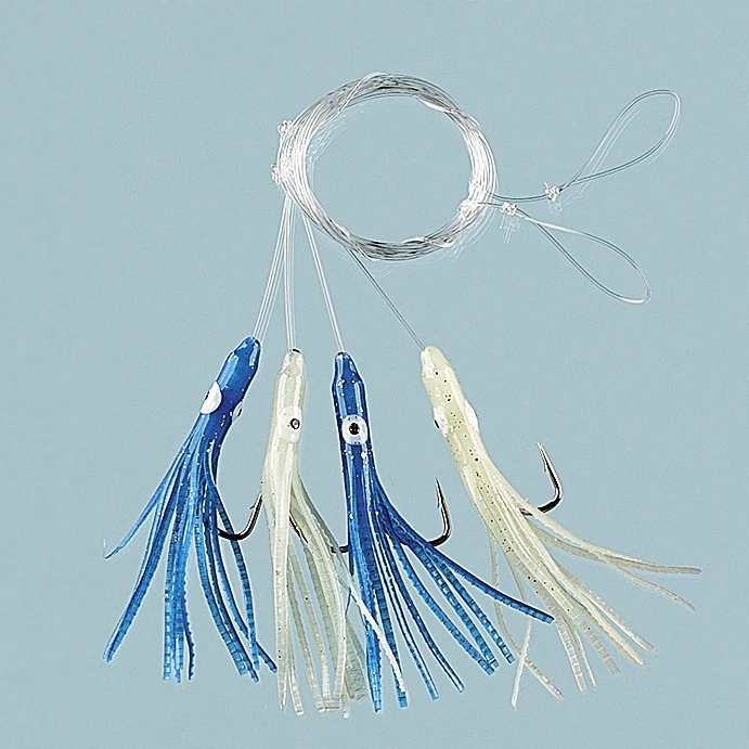 FLADEN Dorsch- Und Makrelensystem Mit Leuchtoktopussen 1 FLADEN Dorsch- Und Makrelensystem Mit Leuchtoktopussen