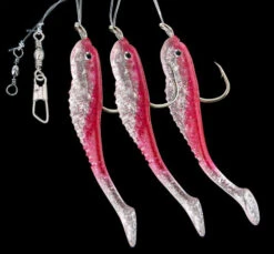 DEGA - 3er Gummifisch-Vorfach Mit Reflexfolie -Fladens Angelzubehor Geschaft 7726008 01 1280x1280