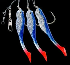 DEGA - 3er Gummifisch-Vorfach Mit Reflexfolie -Fladens Angelzubehor Geschaft 7726009 01 1280x1280