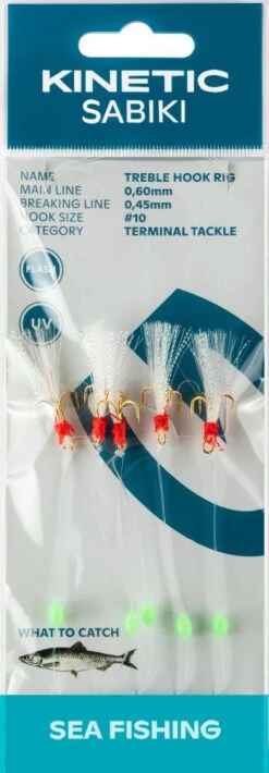 Kinetic Sabiki Treble Hook #10 Vorfach