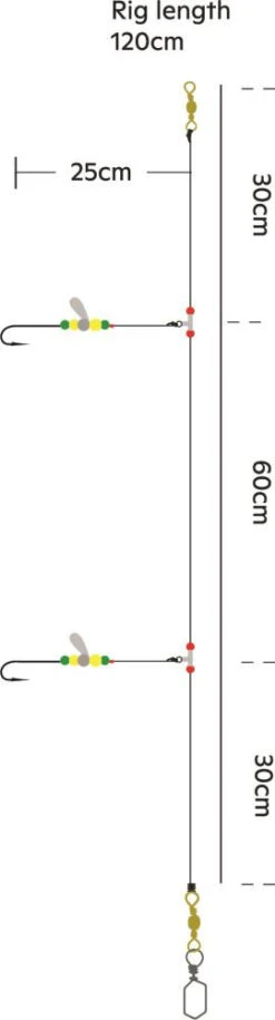 Kinetic Sabiki Advanced 360 - Vorfach -Fladens Angelzubehor Geschaft F171 252 039 4 766666 1280x1280