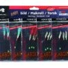 Kinetic Sabiki Rigs - 5er-Set - Dorsch-Makrele-Seelachs