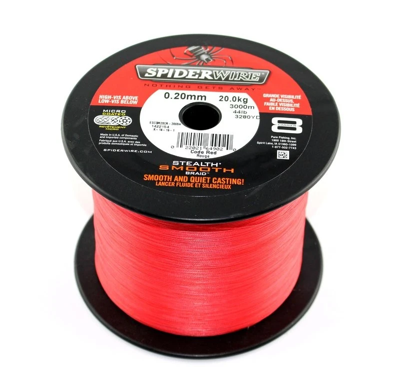SPIDERWIRE Stealth Smooth 8 Red - 8-fach Geflochtene 3 SPIDERWIRE Stealth Smooth 8 Red - 8-fach Geflochtene – Bild 3