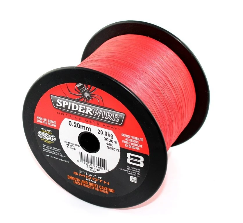 SPIDERWIRE Stealth Smooth 8 Red - 8-fach Geflochtene 2 SPIDERWIRE Stealth Smooth 8 Red - 8-fach Geflochtene – Bild 2