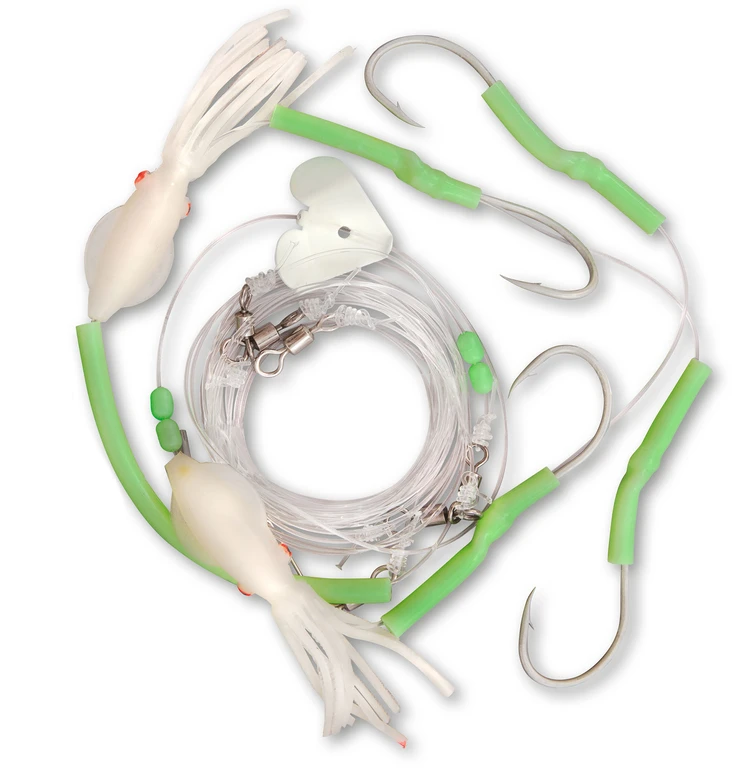 Zebco Leng Rig Selbstleuchtend 10/0 + 7/0 - 1,20mm - 65kg 2 Zebco Leng Rig Selbstleuchtend 10/0 + 7/0 - 1,20mm - 65kg – Bild 2