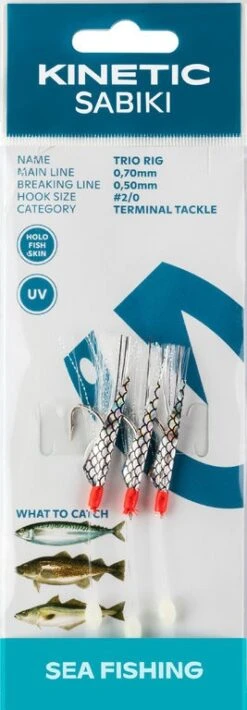 Kinetic Sabiki TRIO Rig - Vorfach -Fladens Angelzubehor Geschaft f111 240 x1 1280x1280